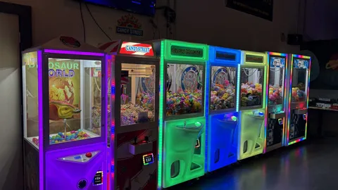 Claw games at FlagTagAZ in Flagstaff Arizona
