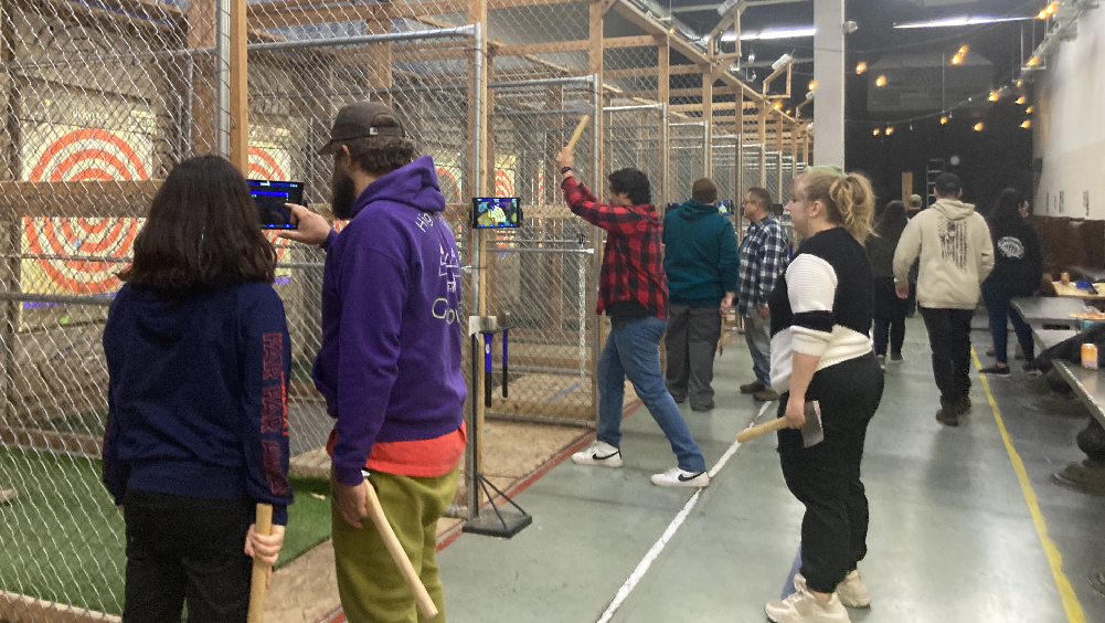 Axe throwing