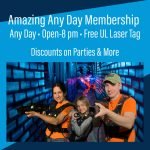 Amazing Any Day Monthly Laser Tag Membership