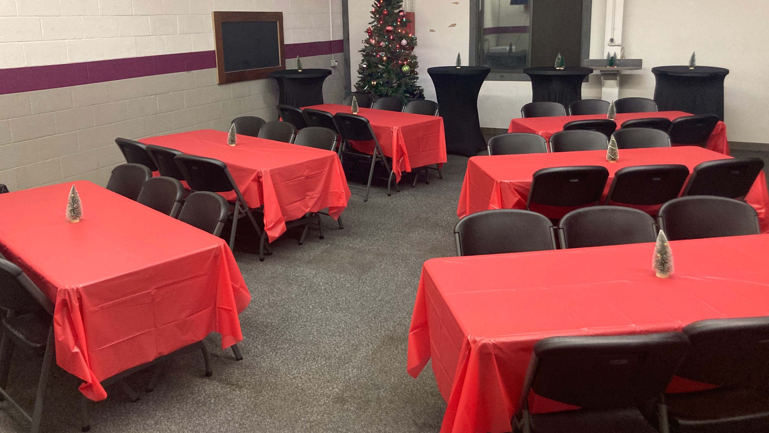 Holiday decor in cabin 1 and 2